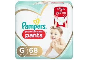 Fralda Pampers Pants Premium Care G 68 Unidades