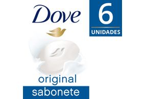 Sabonete Em Barra Dove  Branco 90 Gr 6 Unidades