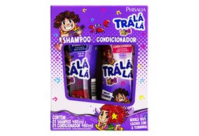 Kit Shampoo + Condicionador Tralalá Kids Cachos Definidos 480ml