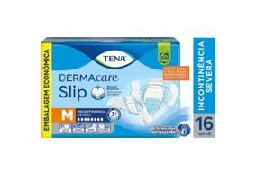 Fralda Geriátrica Tena Slip Dermacare M 16 Unidades