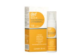 Sérum De Ácido Hialurônico E Vitamina C Anti-Age Dauf 30ml