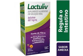 Lactuliv 667mg Xarope Sabor Ameixa 120ml