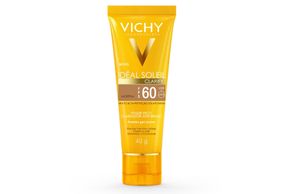 Protetor Solar Facial Com Cor Vichy Ideal Soleil Clarify Morena Fps60 40g