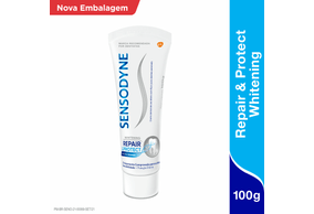 Sensodyne Repair & Protect Whitening Creme Dental Branqueador Para Dentes Sensíveis 100g