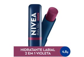 Hidratante Labial Nivea Hidra Color Violeta 4,8g