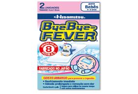 Bye Bye Fever Para Bebês De 0 A 2 Anos Com 2 Adesivos