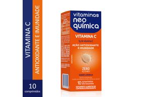 Vitaminas Neo Química Vitamina C Com 10 Comprimidos Efervescentes