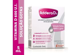 Addera D3 600ui Gotas 5ml