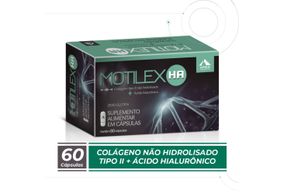 Motilex Ha Colágeno Não Hidrolisado + Ácido Hialurônico Com 60 Cápsulas Apsen