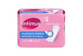 Protetor Diário Intimus Cuidado Diário S/Perfume - 15 Unidades