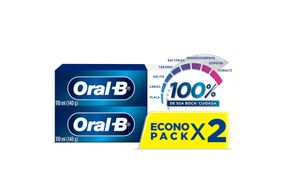 Creme Dental Oral-B 100% Da Sua Boca Cuidada Com 2 Unidades De 140g Cada Leve Mais Pague Menos