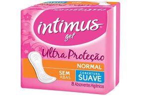 Absorvente Externo Intimus Tripla Proteção Seca S/Abas - 8 Unidades