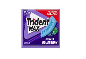 Goma De Mascar Trident Max Meta Blueberry 16,5g