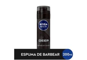 Espuma de Barbear Nivea Men Deep  200ml