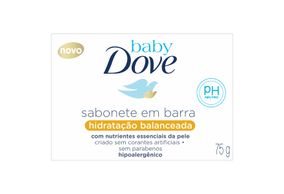 Sabonete em Barra Baby Dove Hidratação Balanceada 75g