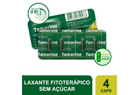 Tamarine 12mg Blister 4 Cápsulas Laxante Fitoterápico