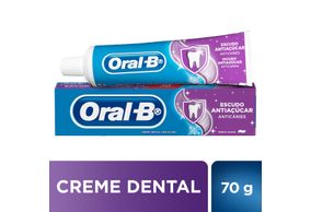 Creme Dental Oral B Escudo Antiaçucar 70g