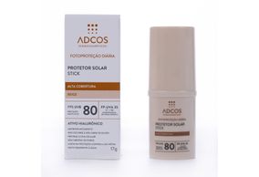 Adcos Protetor Solar Stick Fps80 Beige 17g