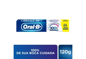 Creme Dental Oral B 100% 120g Preço Especial