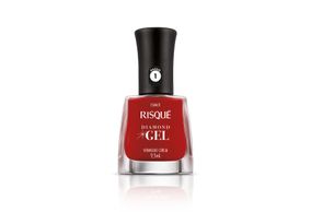 Esmalte Risque Diamond Gel Vermelho Cereja 9,5ml