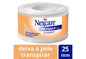 Fita Micropore Nexcare Bege - 25 Mm X 4,5 M