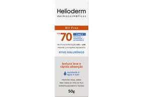 Protetor Solar Helioderm Facial Fps70 Sem Cor 50g