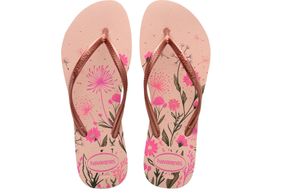 Sandália Havaianas Slim Organic Rosa Tamanho 39/40