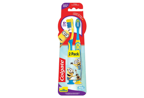 Escova de Dente Infantil Colgate Smiles Minions 6+ Anos 2 unid