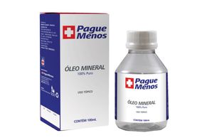 Óleo Mineral Pague Menos Puríssimo Com 100ml