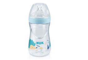 Mamadeira Nuk Essence Silicone Tamanho 2 Cor Azul 270ml