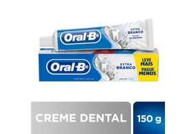 Creme Dental Oral B Extra Branco 150g Preço Especial