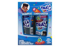 Kit Shampoo + Condicionador Tralalá Nutrikids Brilho E Proteção 480ml