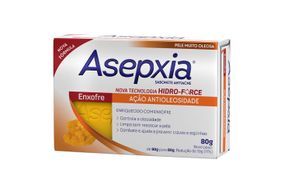 Sabonete Em Barra Asepxia Enxofre Ação Antioleosidade 80g