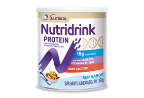 Nutridrink Protein Pó Zero Lactose Sem Sabor 350g