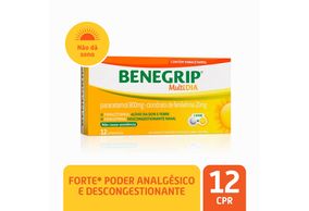 Benegrip Multi Dia Com 12 Comprimidos