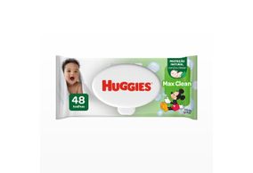 Lenços Umedecidos Huggies Max Clean - 48 Unidades