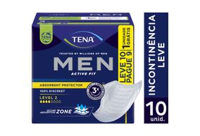 Absorvente Para Incontinência Tena Men Leve 10 Pague 9 Unidades