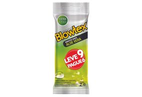 Preservativo Blowtex Sensitive Super Aloe Vera Leve 9 Pague 6