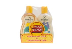 Kit Amorável Shampoo Soft Infantil 230ml + Condicionador Soft Infantil 200ml