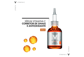 Sérum Vitamina C Corretor De Sinais E Antioxidante Vichy Liftactiv 20ml