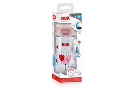 Mamadeira Nuk Temperatura Controlada Girl Silicone Tamanho 2 300ml