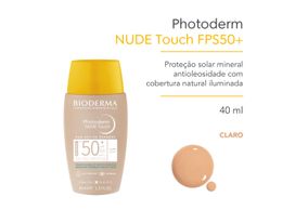 Photoderm Nude Touch Fps50+ Claro 40ml