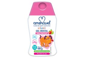 Gel Dental Infantil Amorável Tutti-Frutti Sem Flúor Com 100g