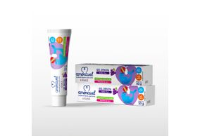 Gel Dental Infantil Amorável  Sabor Uva Com Flúor 50g