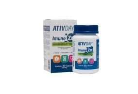 Ativday Imune Zn Verdpropolis 125mg + Zinco 7mg 30 Cápsulas