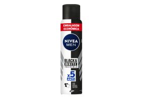 Desodorante Nivea Men Invisible For Black & White Aerossol 200ml