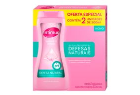 Kit 02 Sabonetes Intimus Defesa Natural Íntimo 200ml Preço Especial