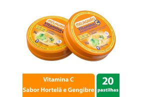 Pastilha Melagrião Vitamina C Limão E Mel Catarinense Lata Com 20 Unidades