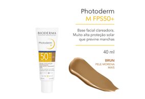 Protetor Solar Bioderma Photoderm M Pele Morena Fps50 Com 40ml