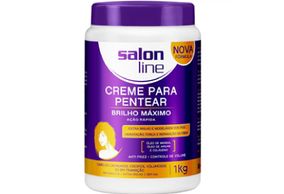 Creme Para Pentear Salon Line Brilho Máximo 1kg